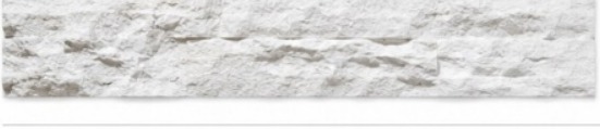 Highland Rockface stone veneer in Ivory White
