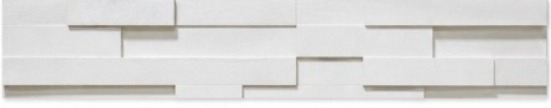 Linen Stack stone veneer in Linen White